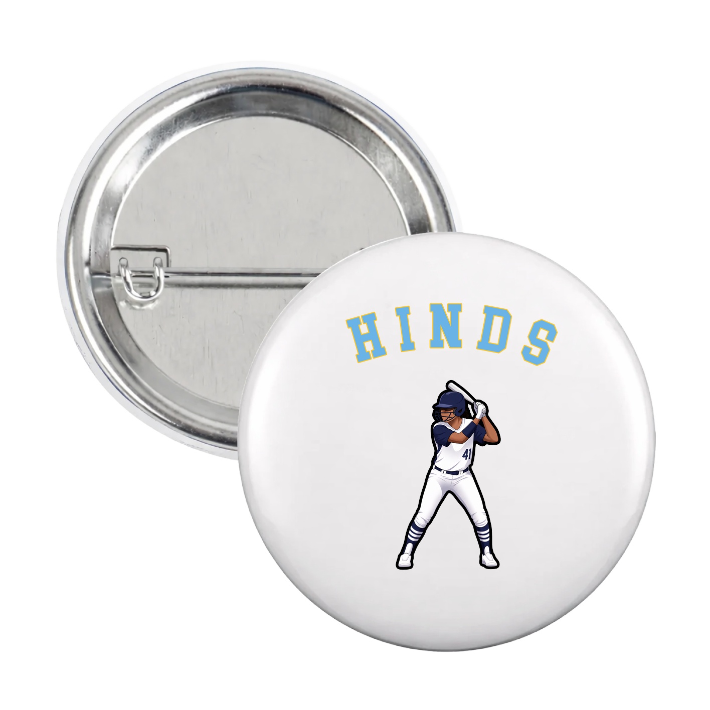 Game Day Button — Shirsey Arch in White