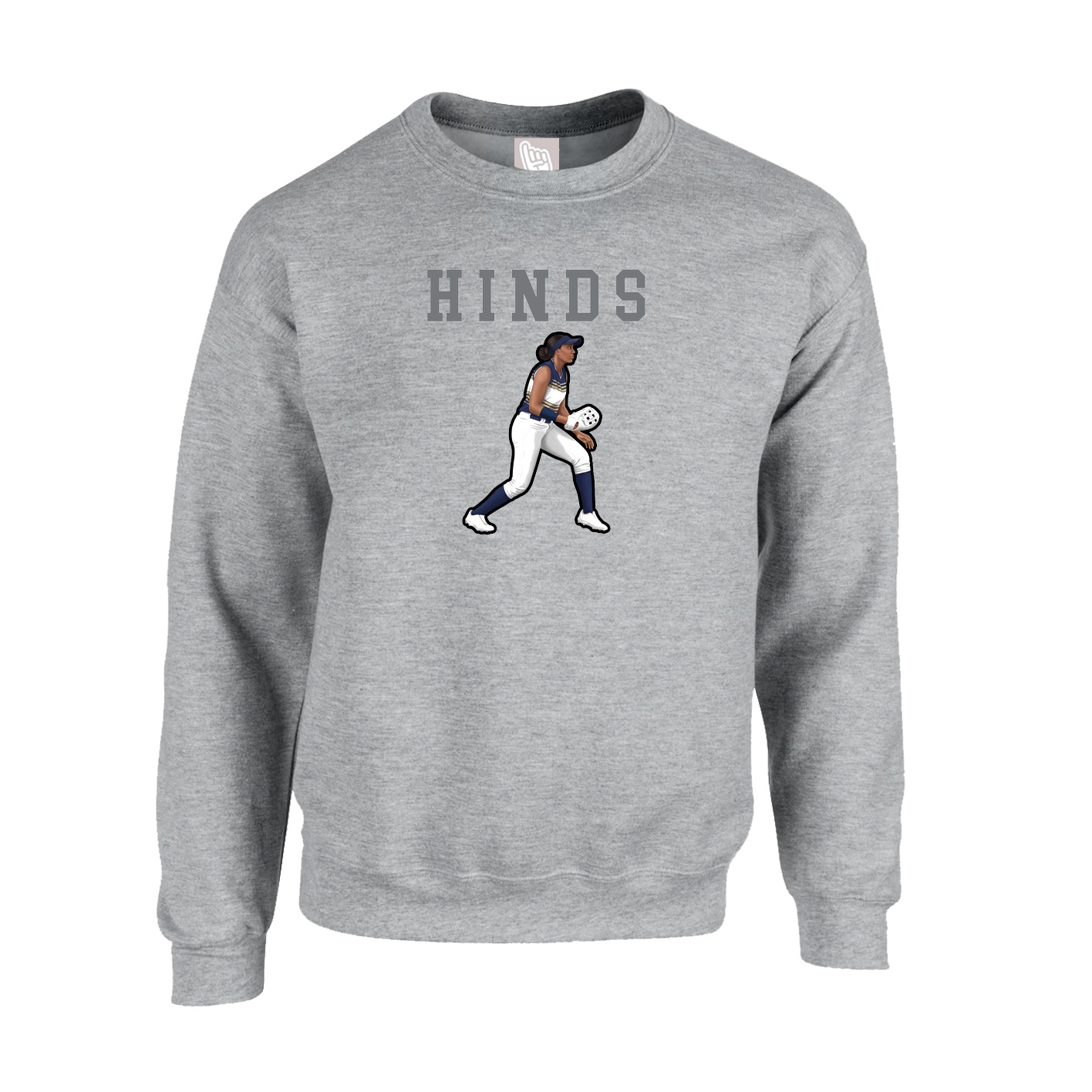 Fleece Crew — Shirsey in Grey