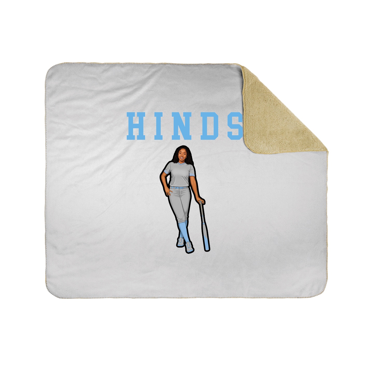 Throw Blanket — Shirsey in White