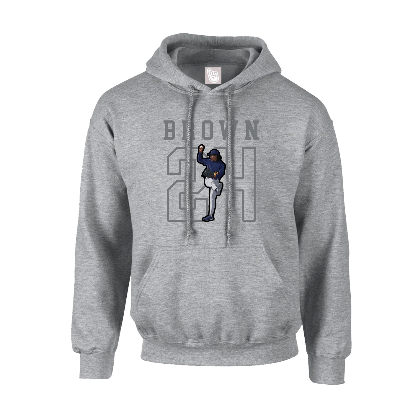Hoodie — Shirsey in Grey