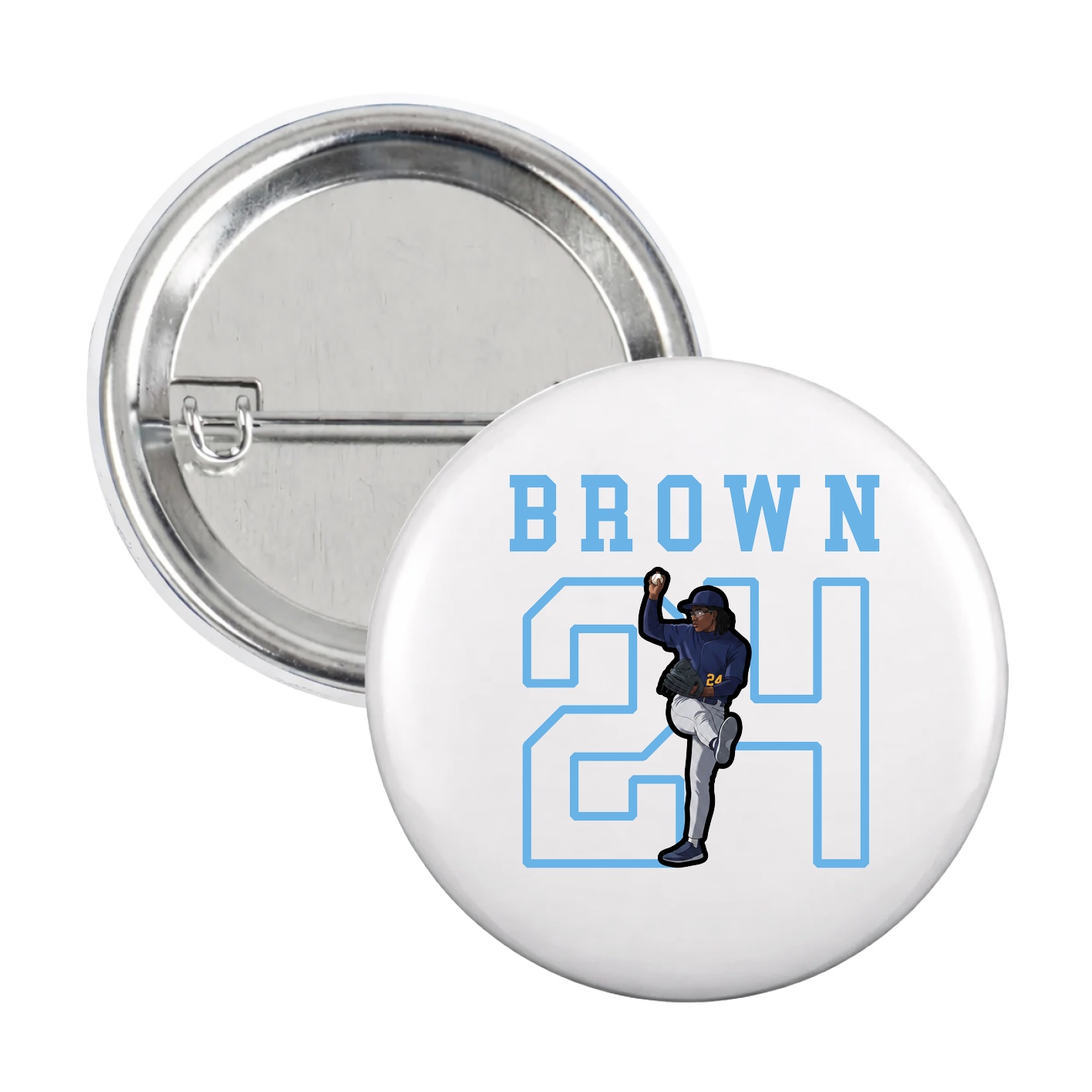 Game Day Button — Shirsey in White