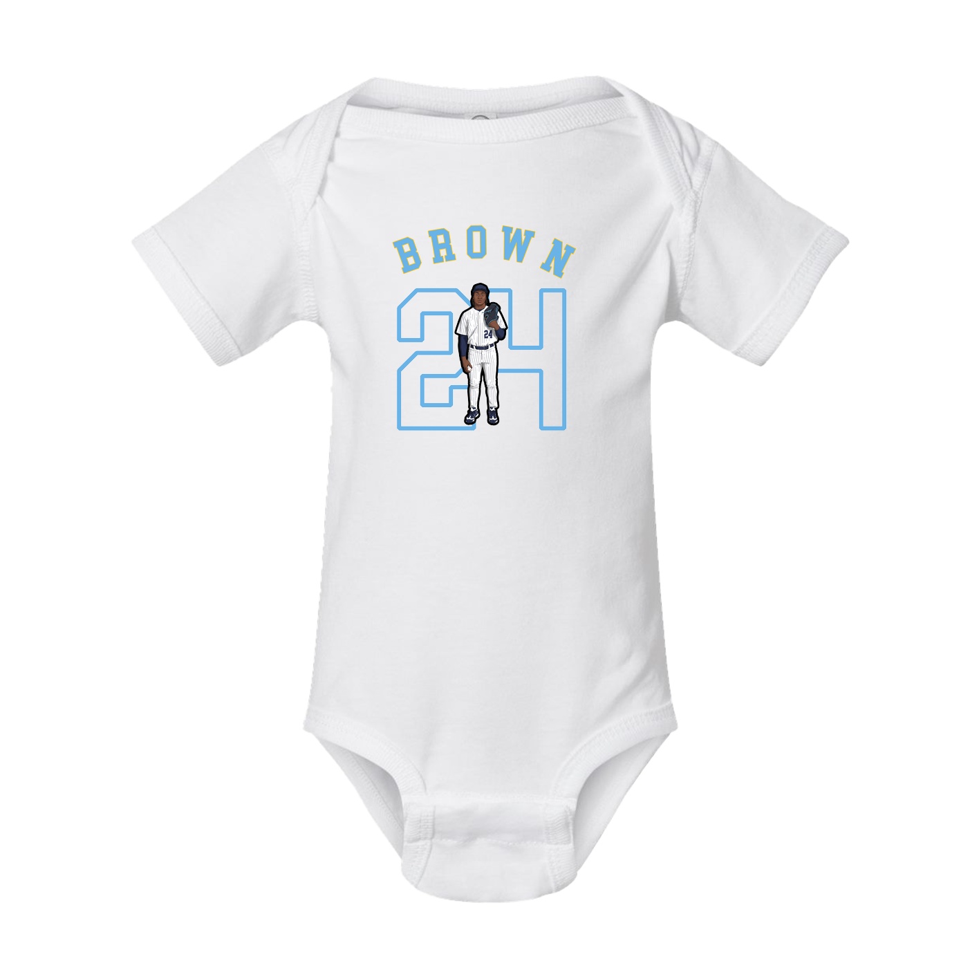 Baby Onesie — Shirsey Arch in White