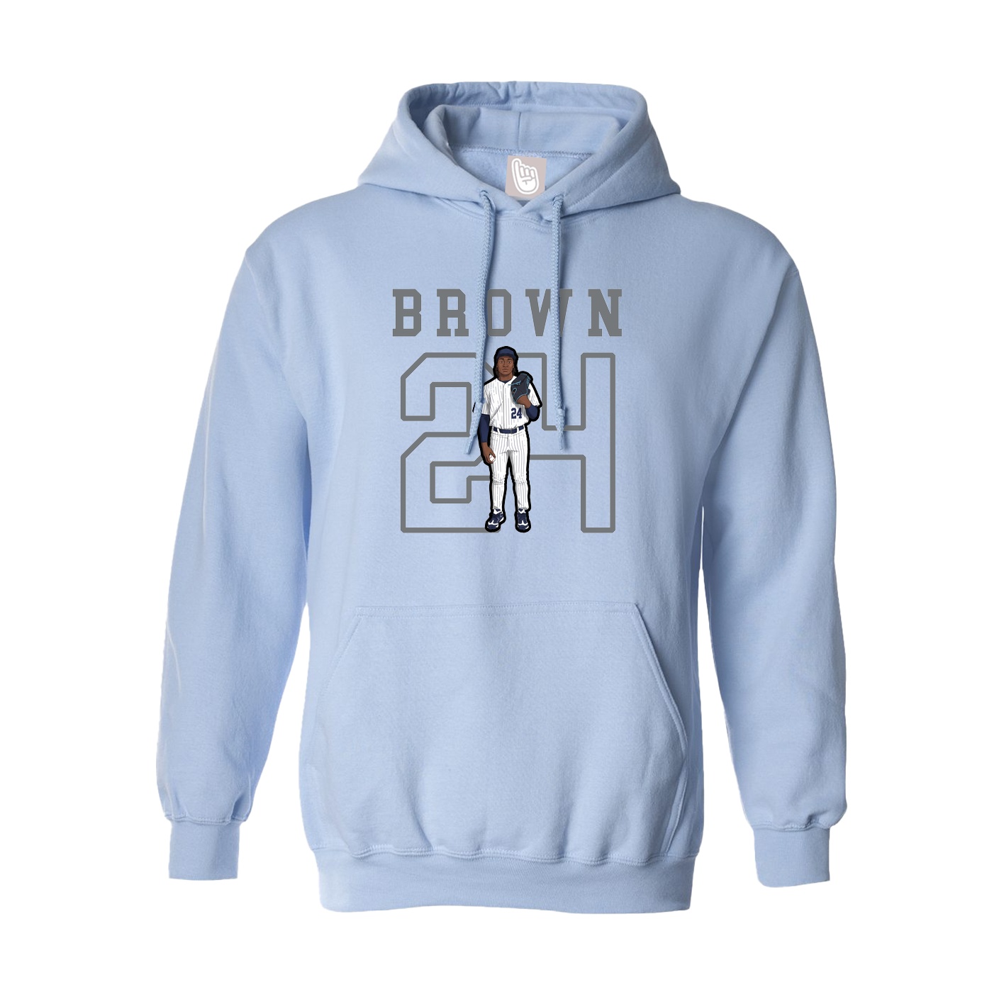 Hoodie — Shirsey in Light Blue