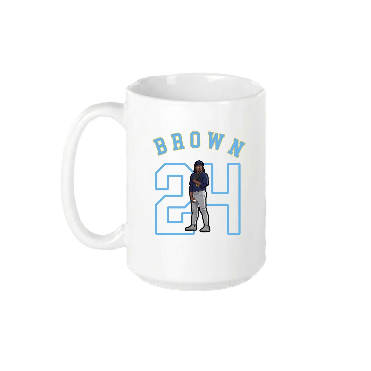 15oz Coffee Mug — Shirsey Arch in White