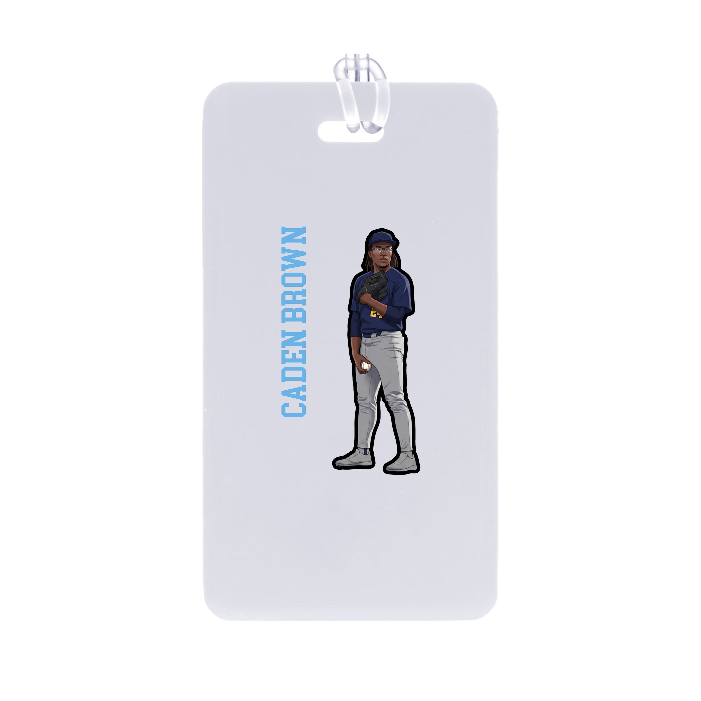 Bag Tag — Name Vertical in Classic