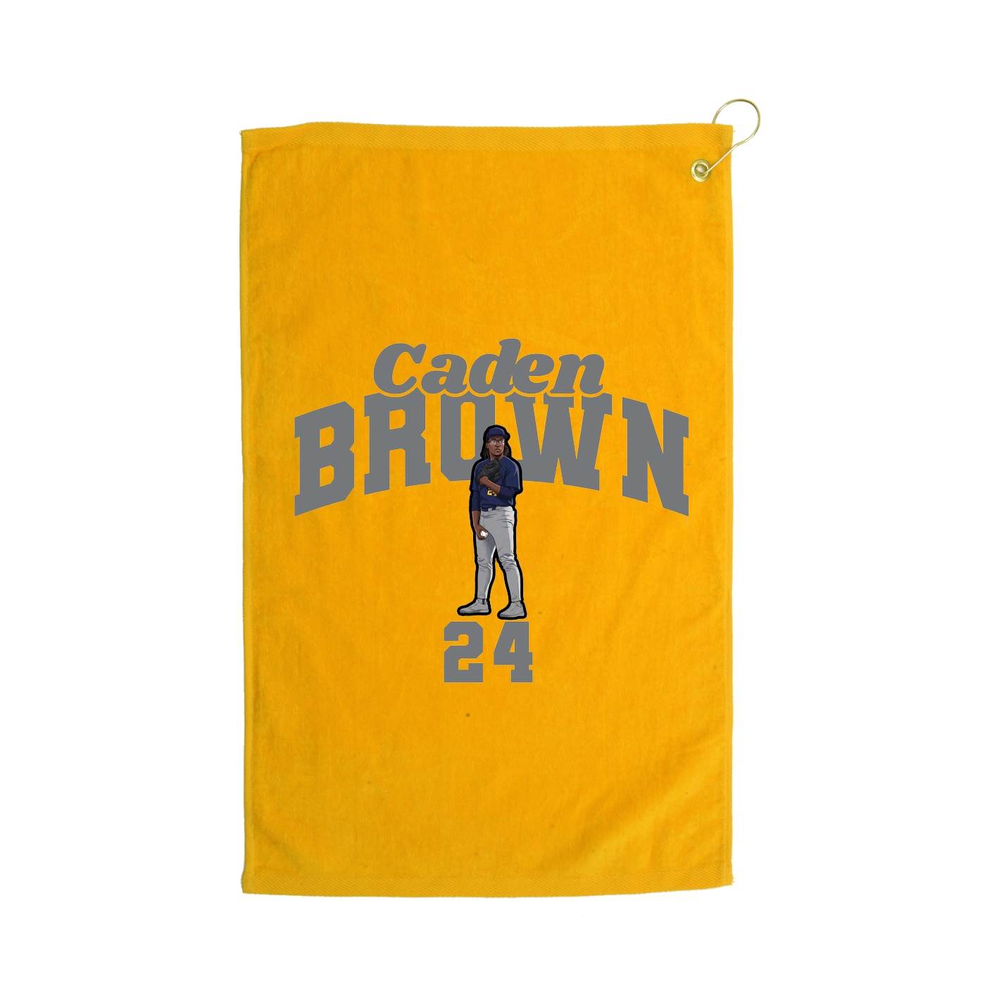 Golf Towel — Signature Arch in Gold