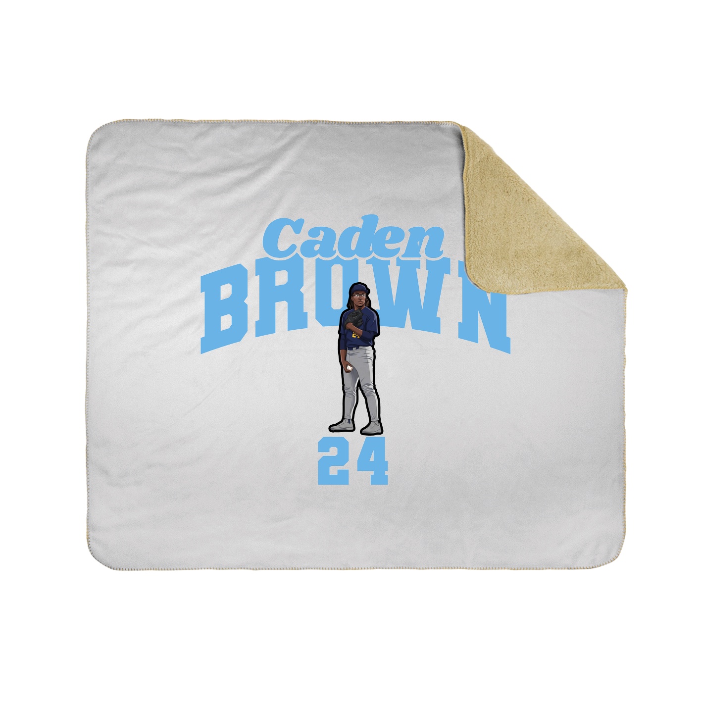 Throw Blanket — Signature Arch in White