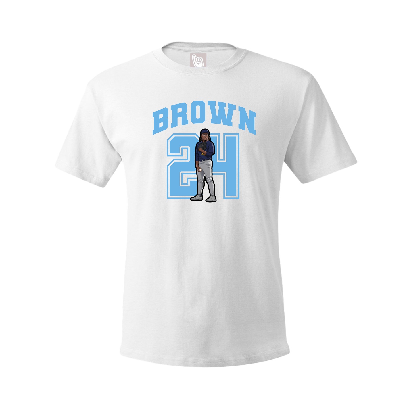 Tee — Number in White