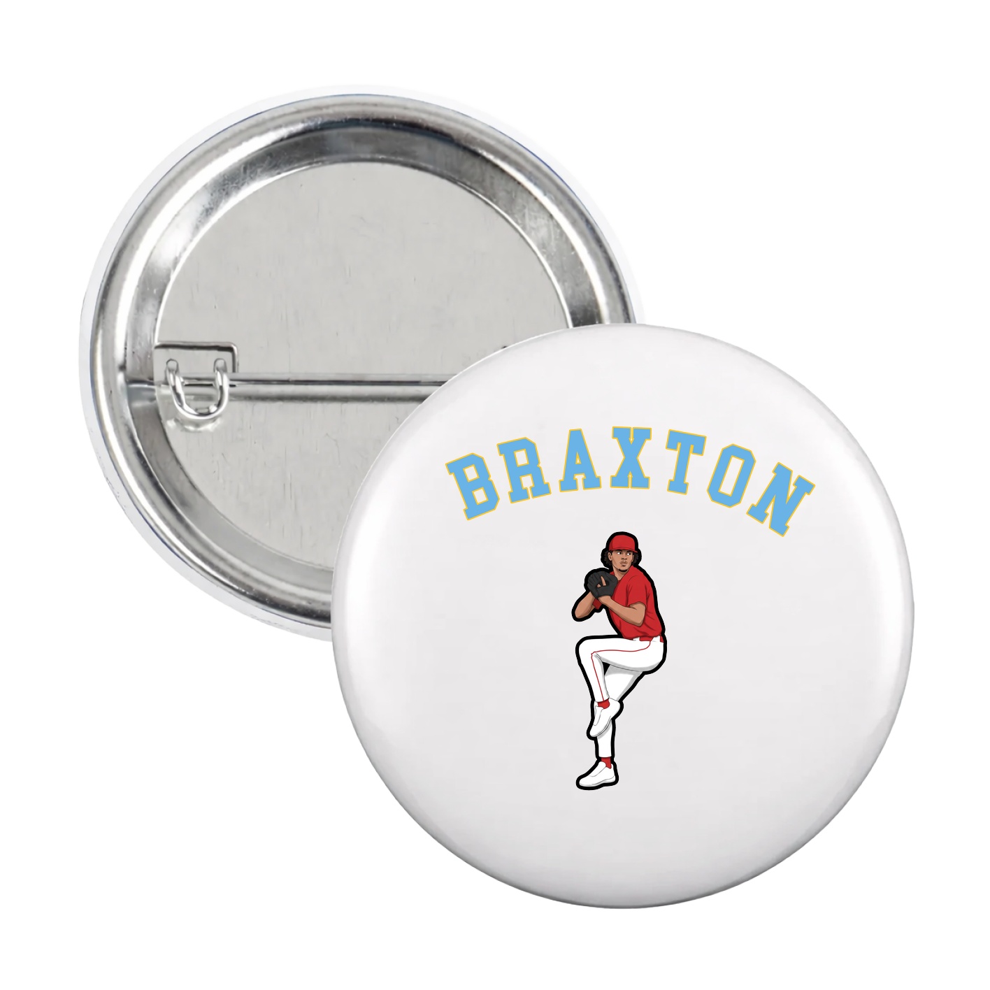 Game Day Button — Shirsey Arch in White