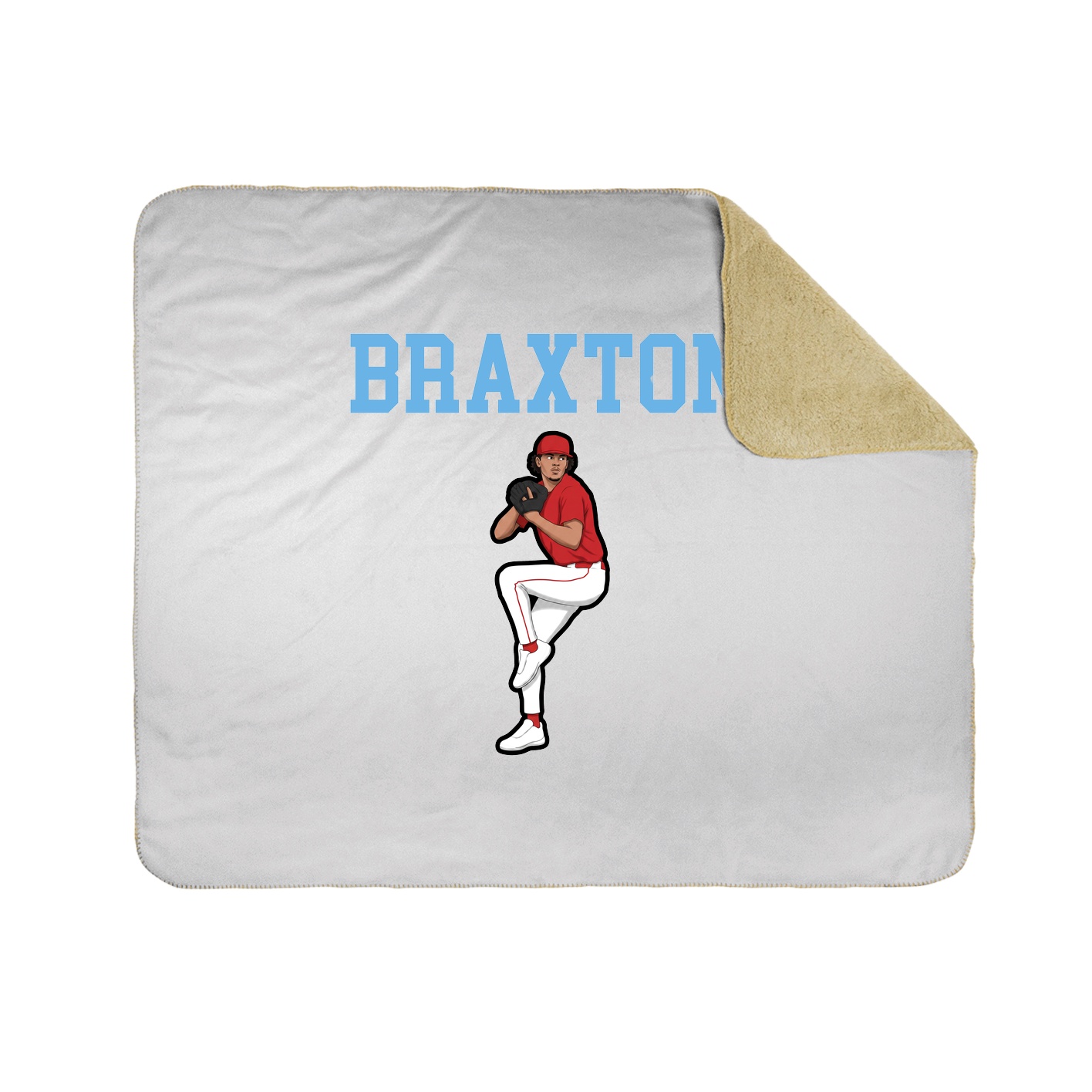 Throw Blanket — Shirsey in White