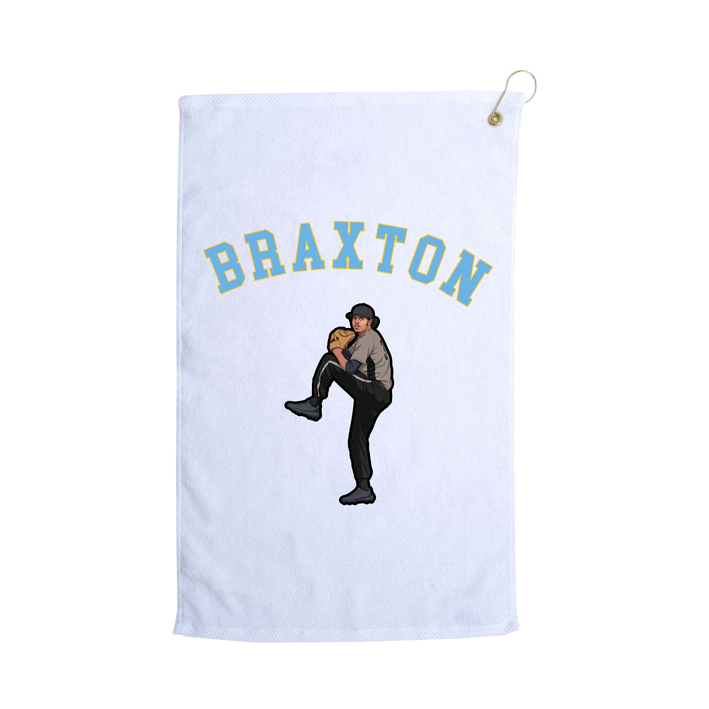 Golf Towel — Shirsey Arch in White