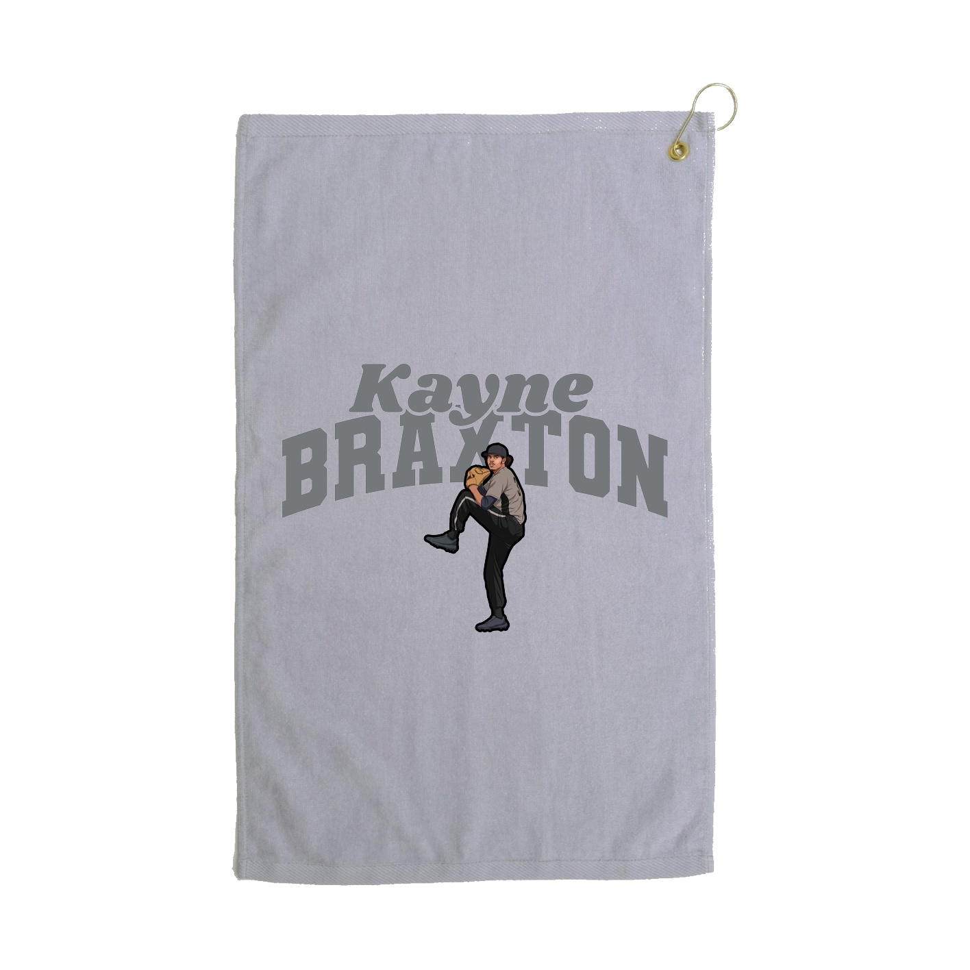 Golf Towel — Signature Arch in Grey