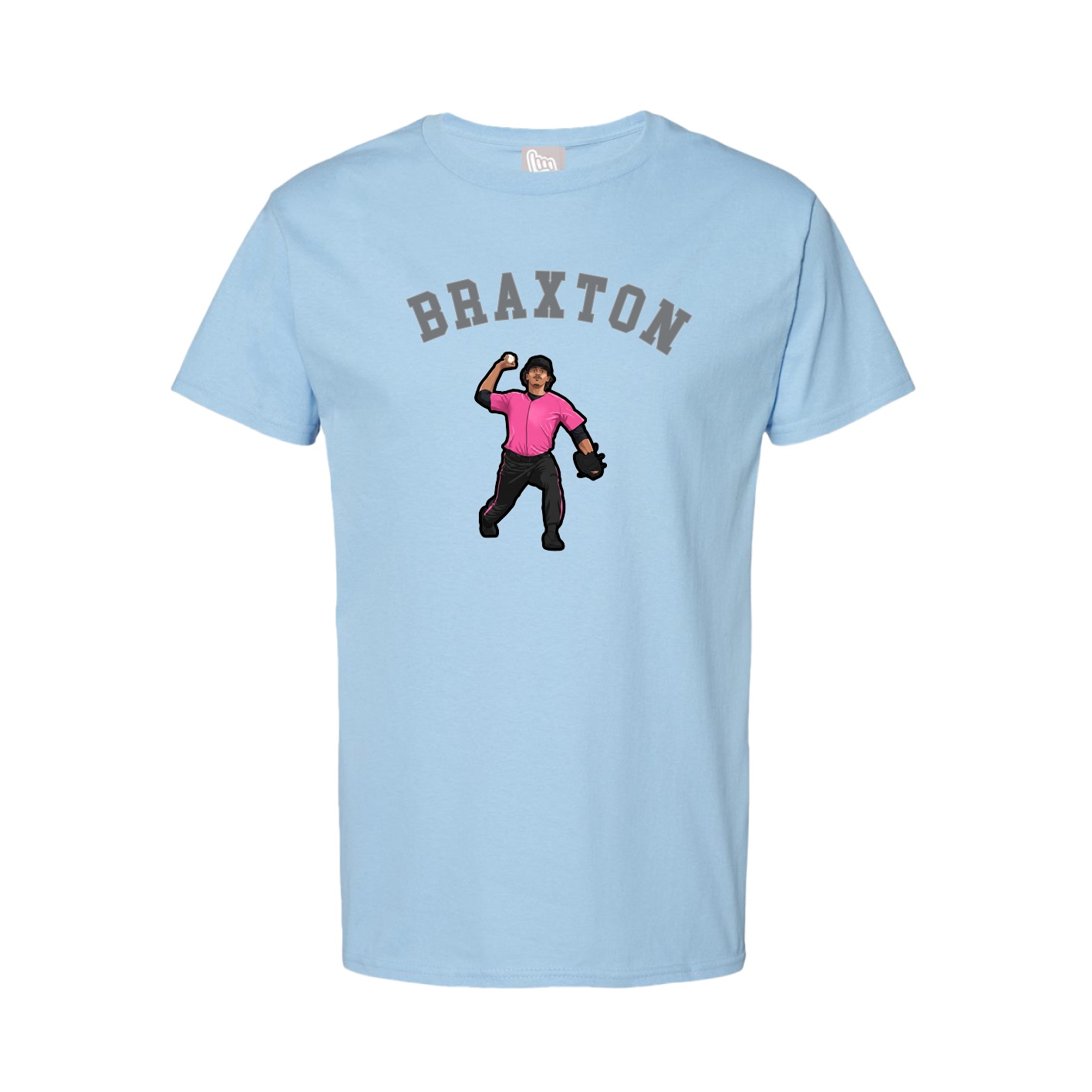 Youth Tee — Shirsey Arch in Light Blue