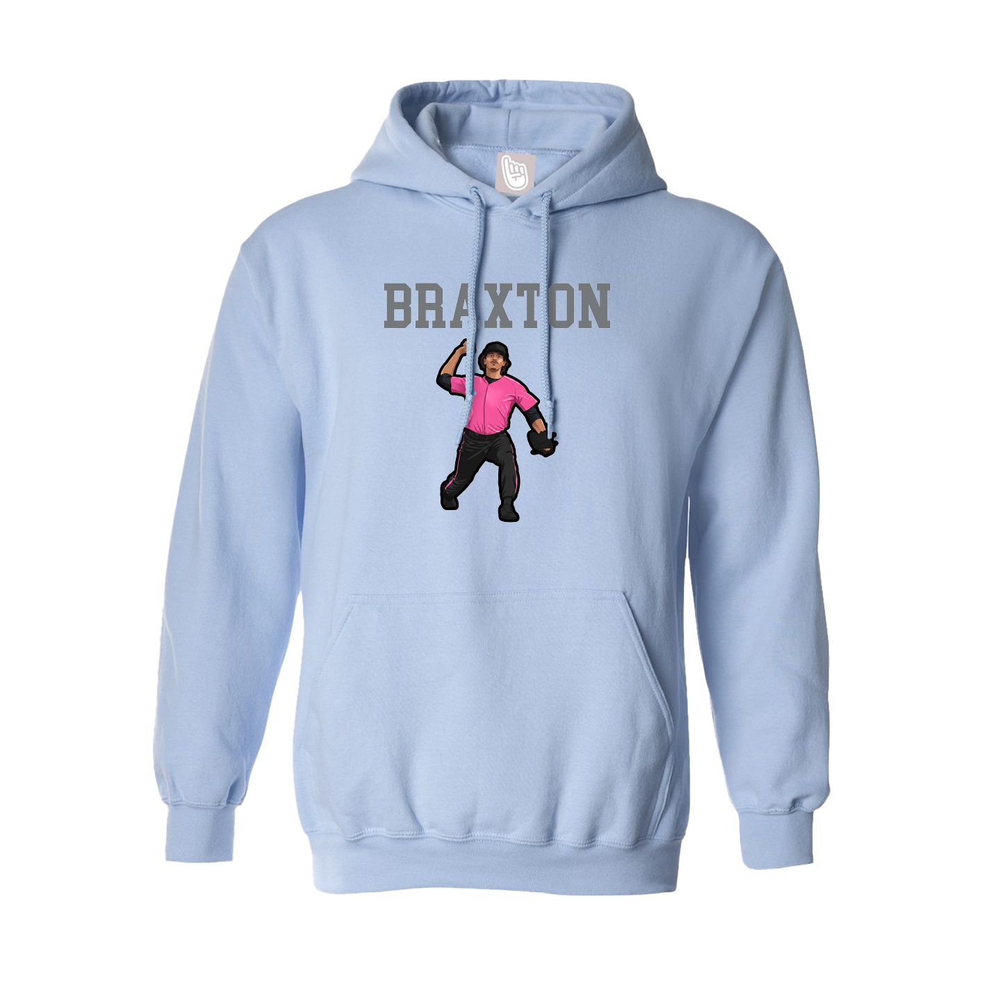 Hoodie — Shirsey in Light Blue
