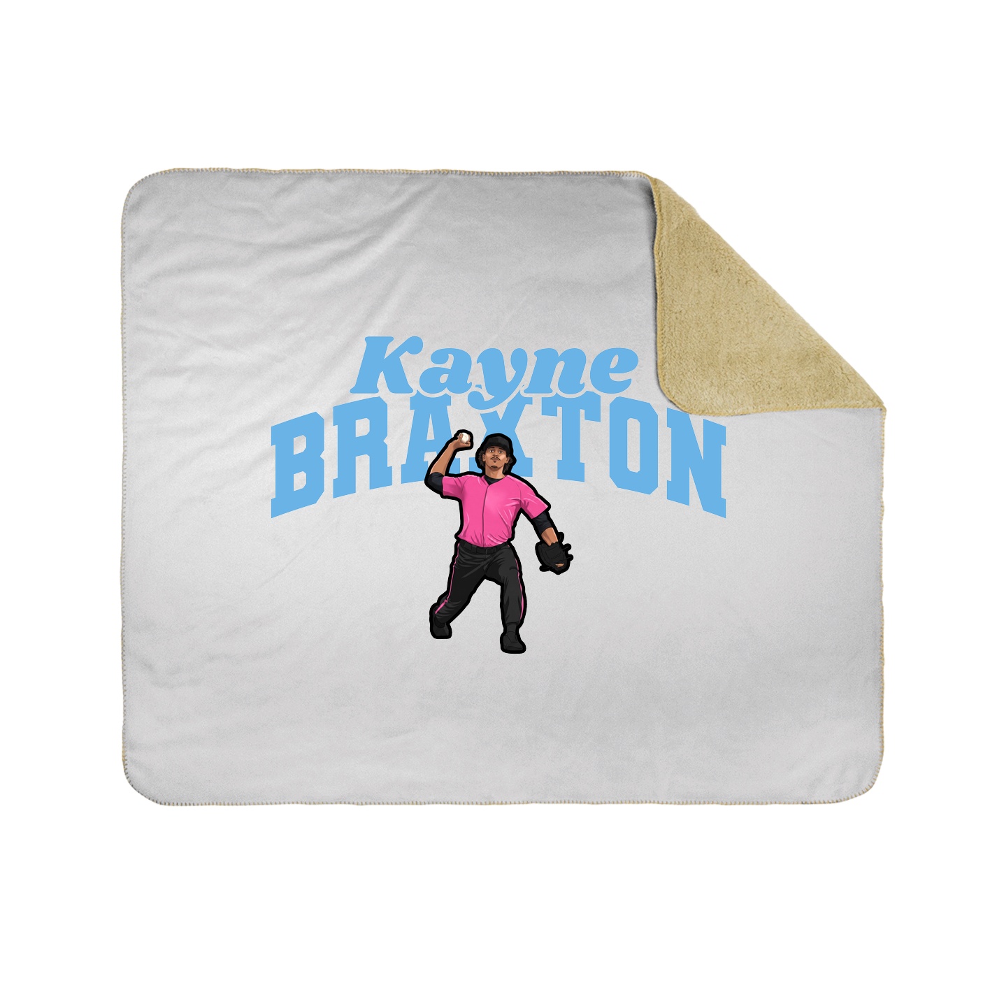 Throw Blanket — Signature Arch in White