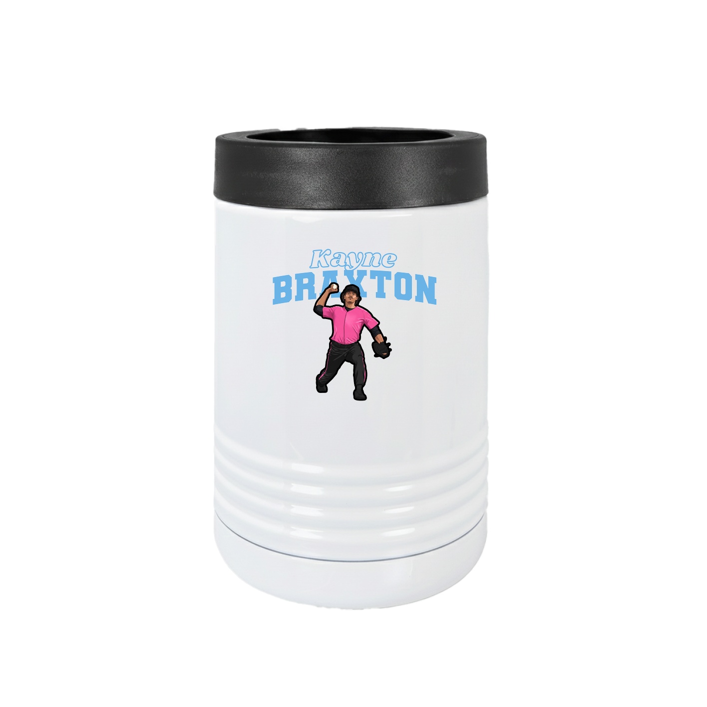Beverage Holder — Name Arch in White