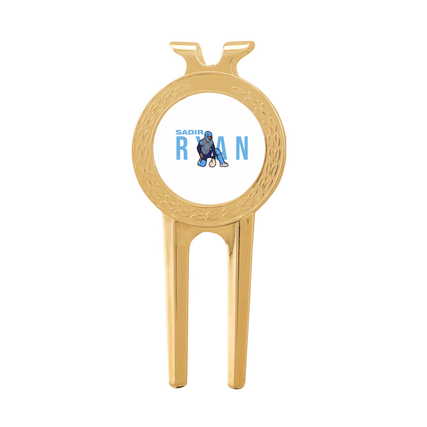 Divot Tool with Ball Marker — Player Name in Classic