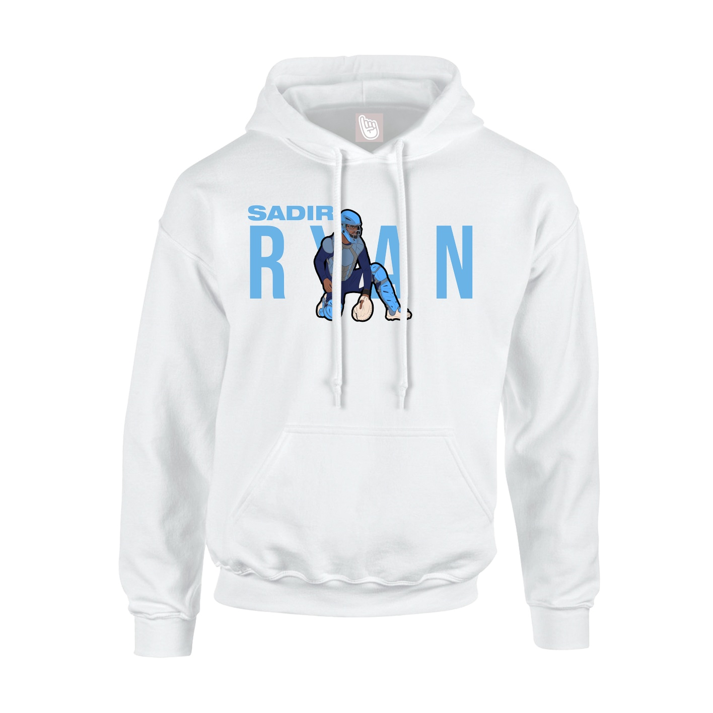 Youth Hoodie — Player Name in White