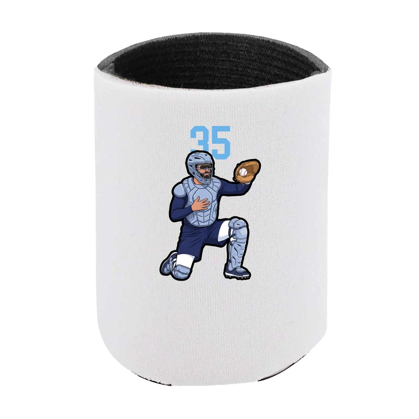 Can Holder — Number Top in White