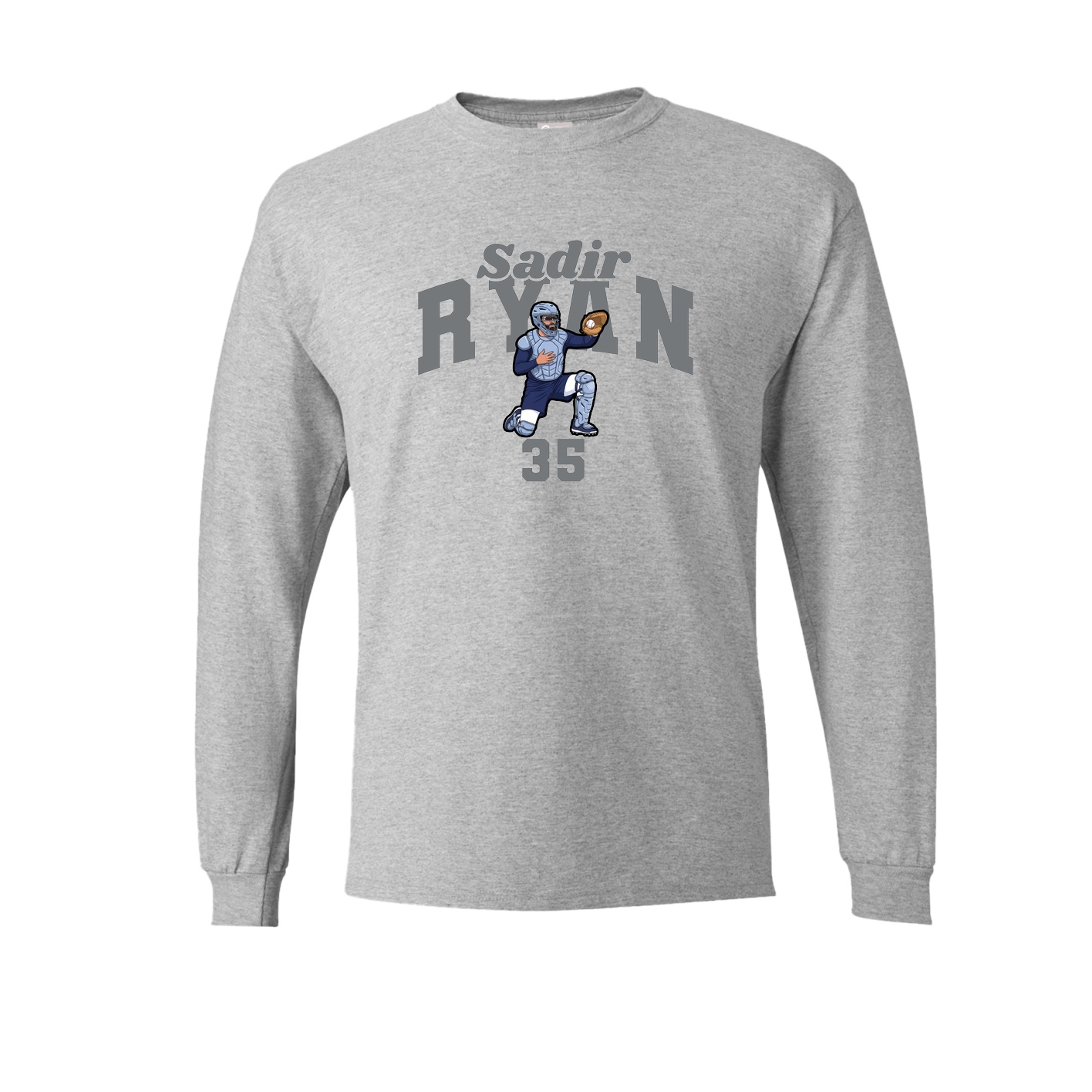 Long Sleeve Tee — Signature Arch in Grey