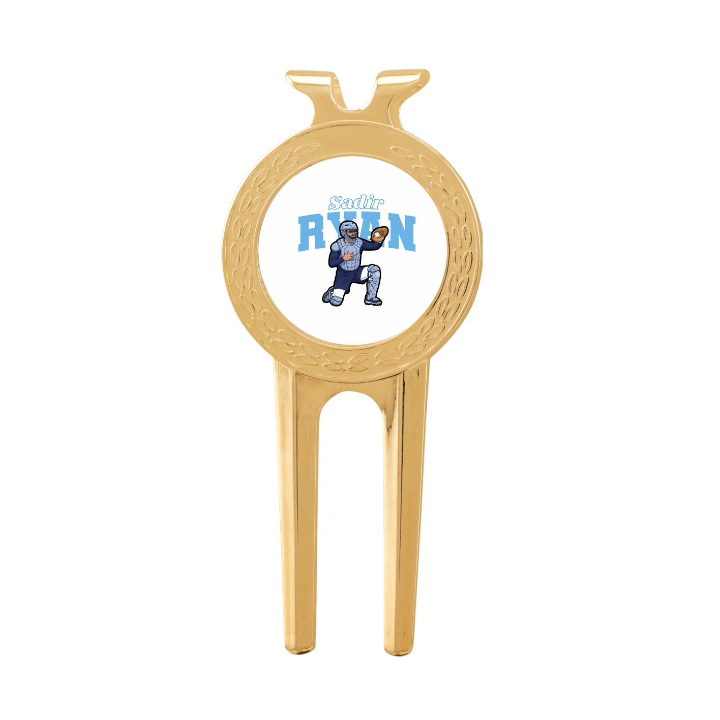 Divot Tool with Ball Marker — Name Arch in Classic