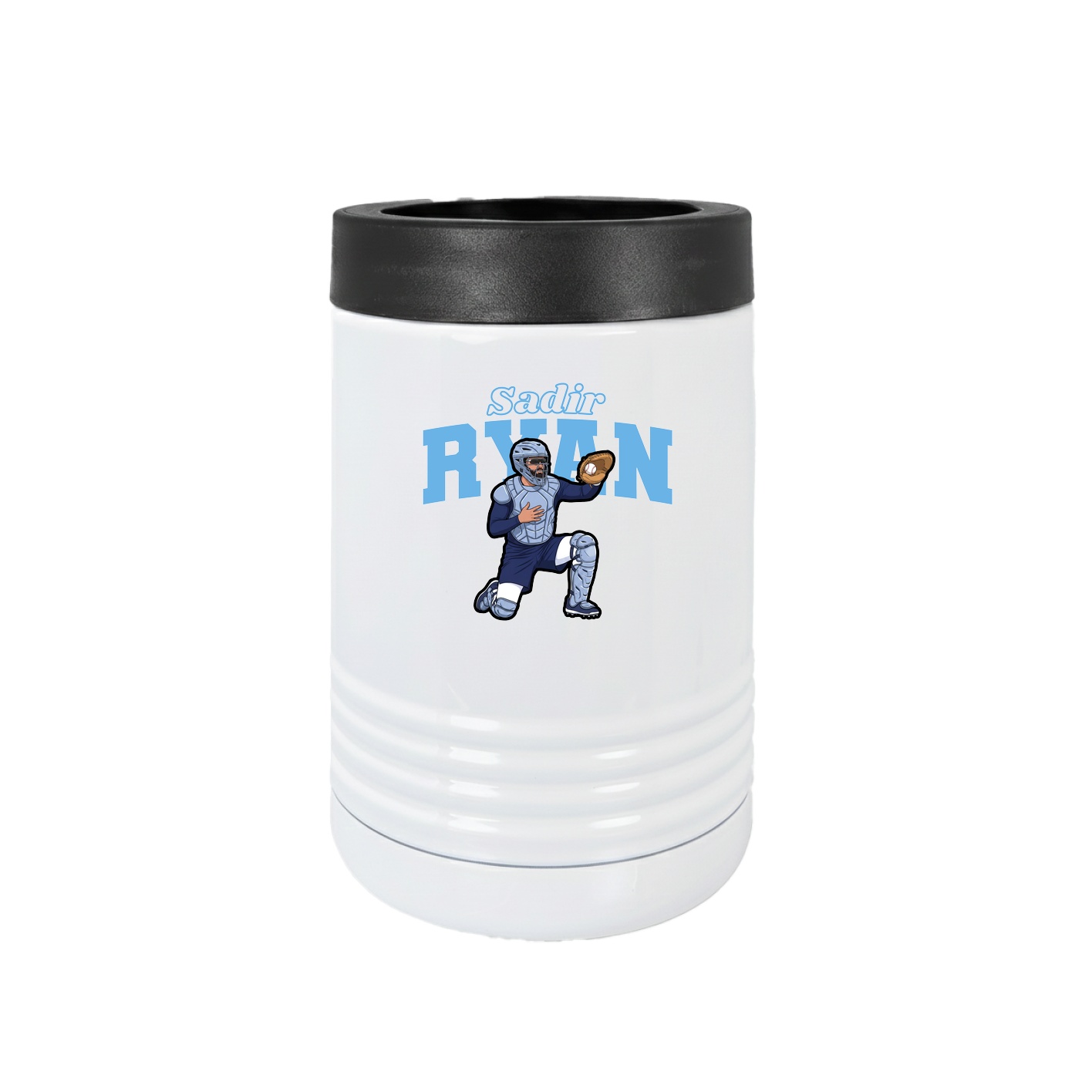 Beverage Holder — Name Arch in White