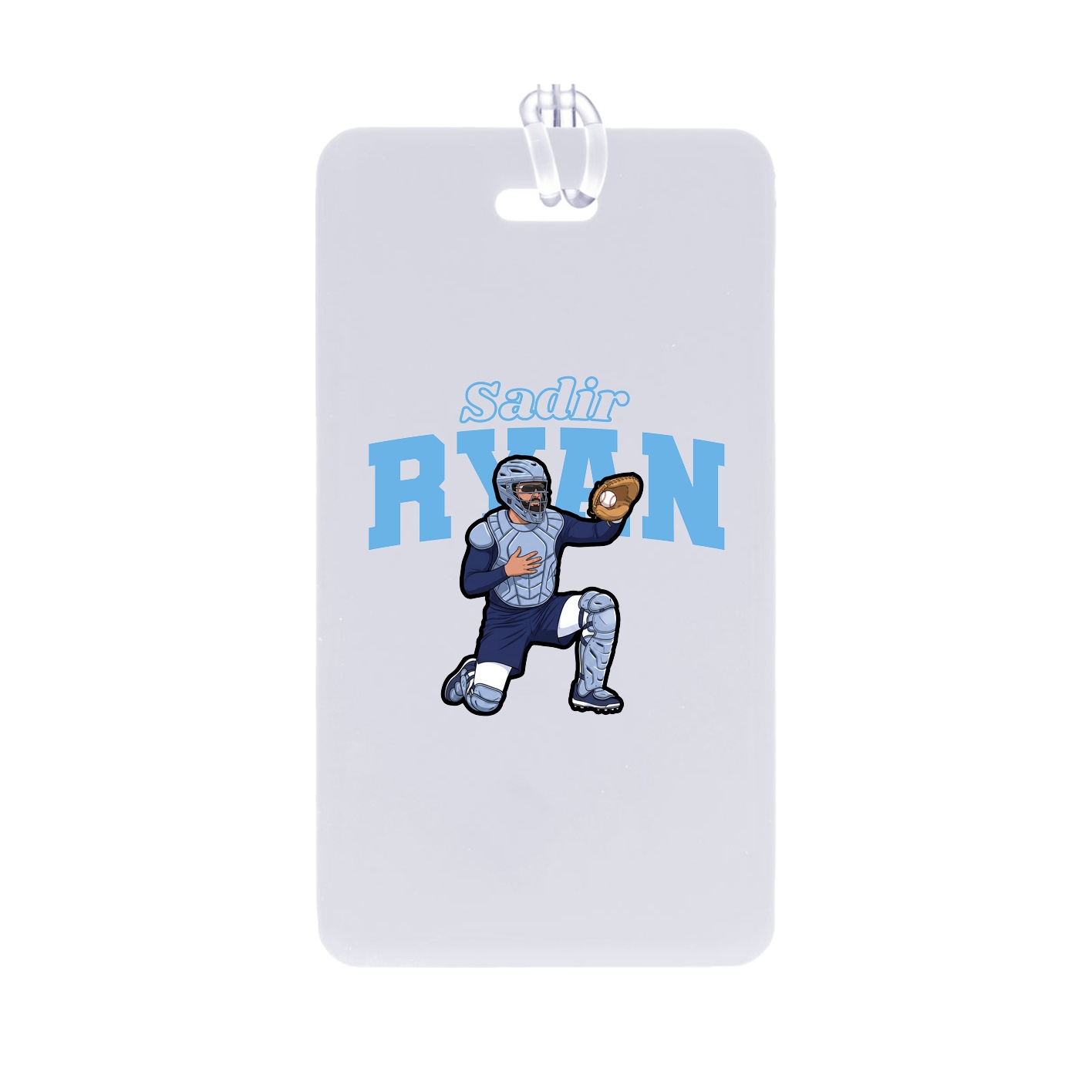 Bag Tag — Name Arch in Classic