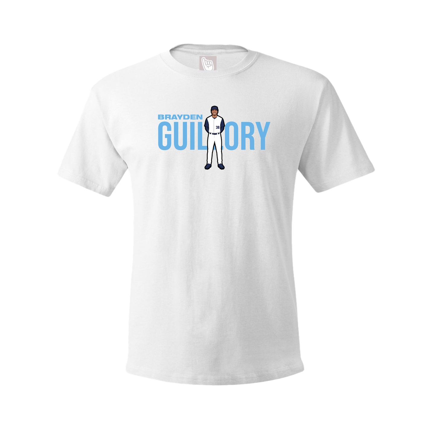 Youth Tee — Player Name in White
