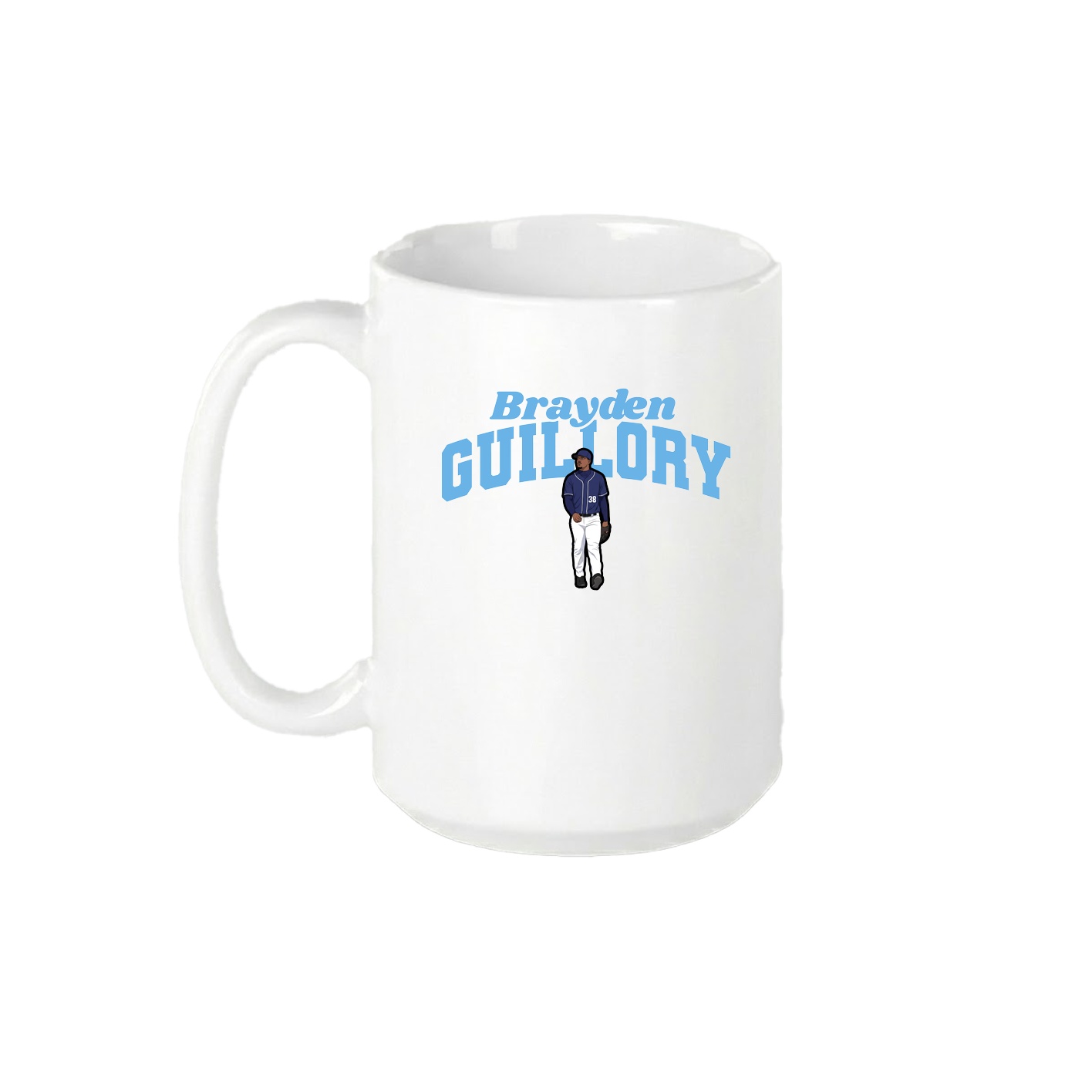 15oz Coffee Mug — Signature Arch in White