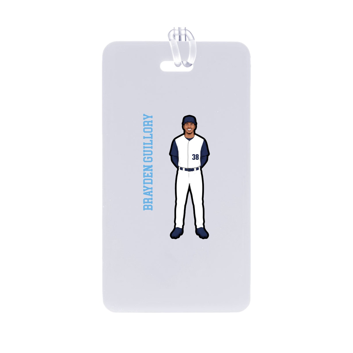 Bag Tag — Name Vertical in Classic