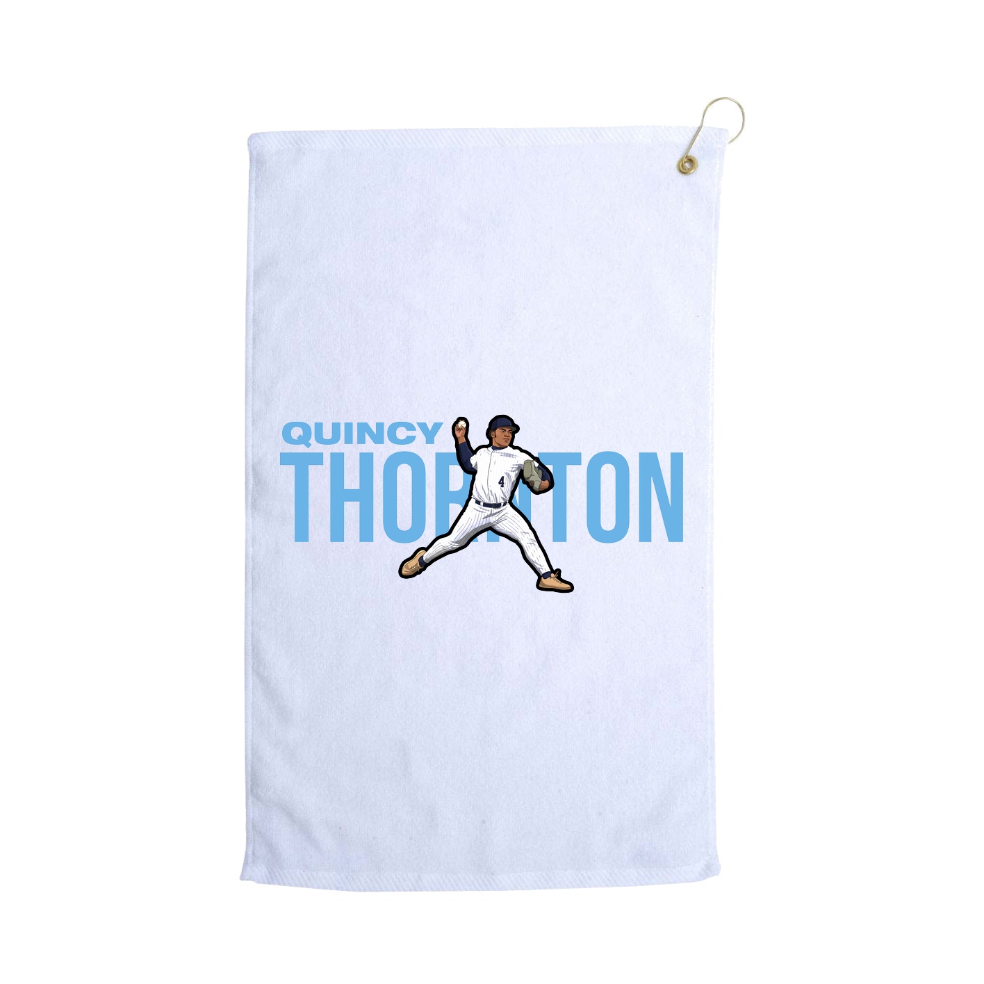 Golf Towel — Player Name in White