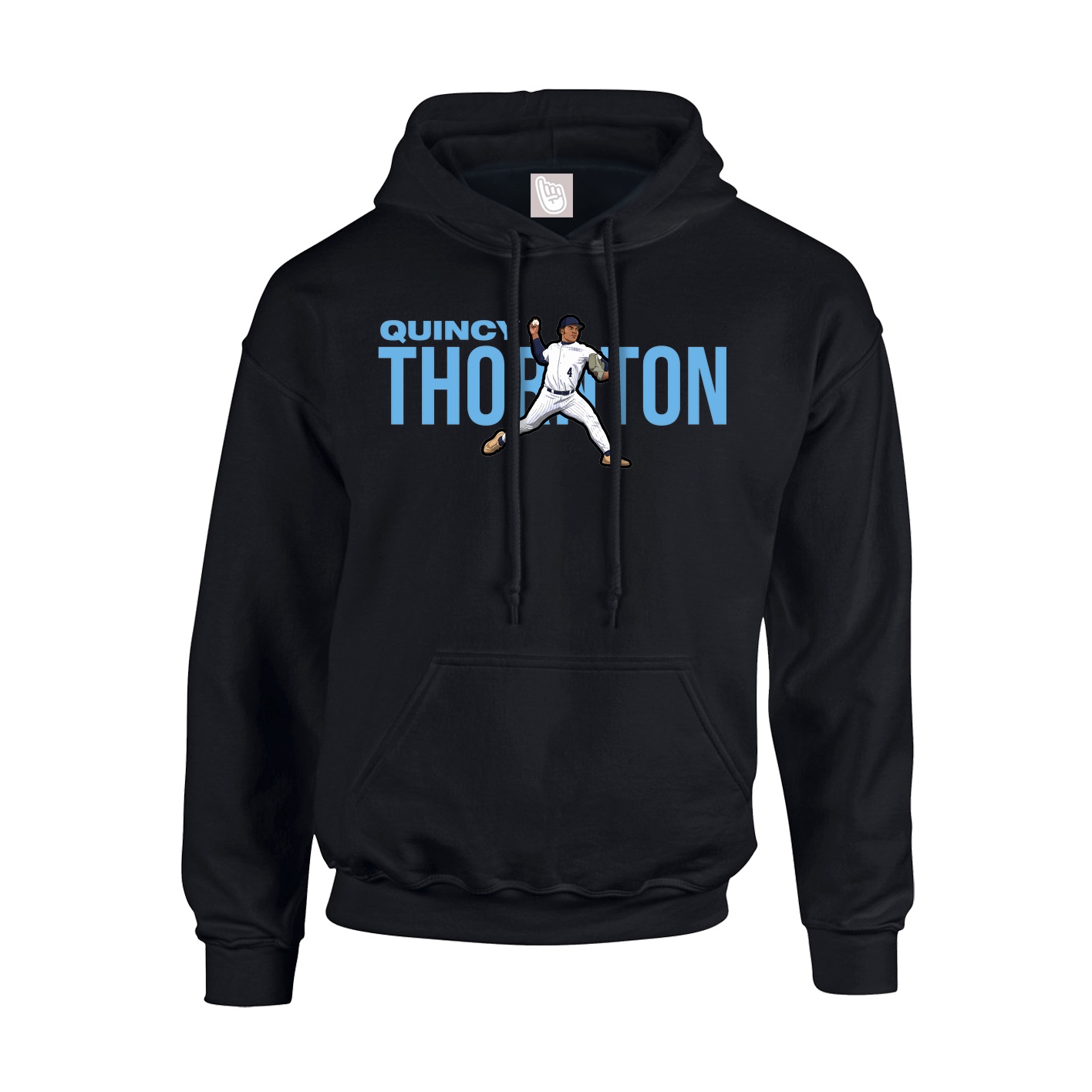 Hoodie — Player Name in Black