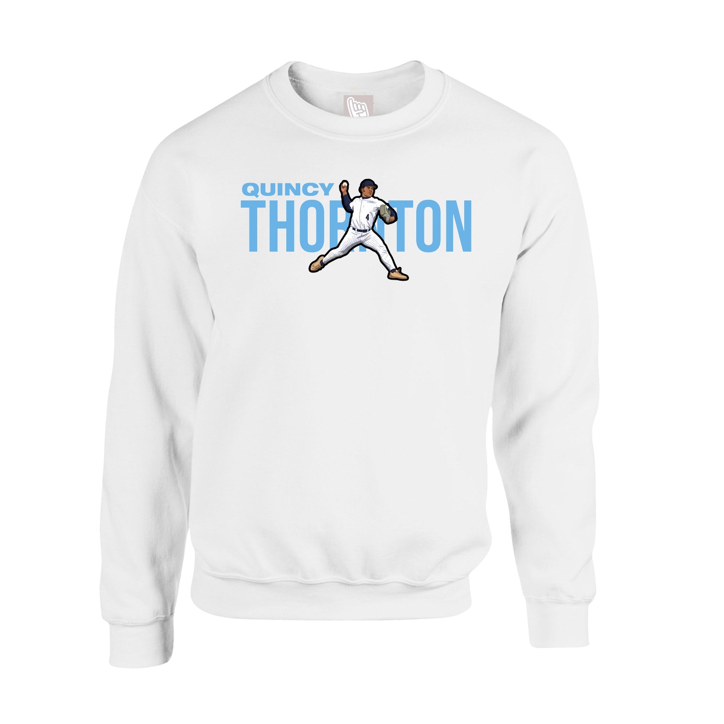 Fleece Crew — Player Name in White
