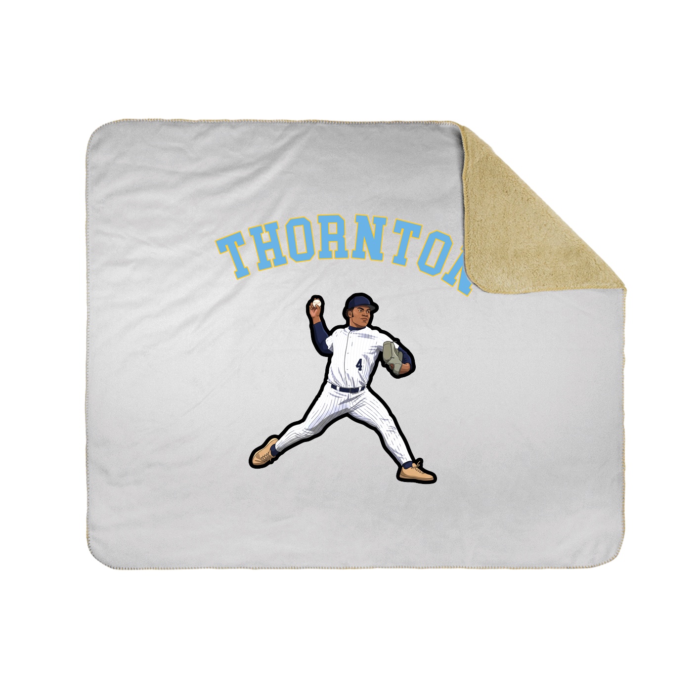 Throw Blanket — Shirsey Arch in White