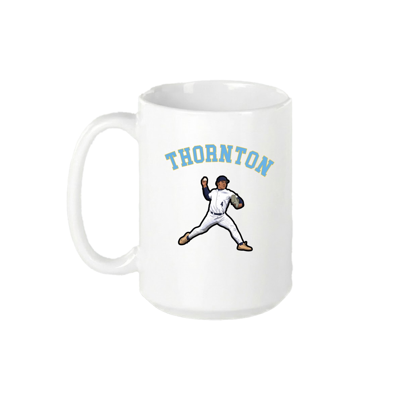 15oz Coffee Mug — Shirsey Arch in White