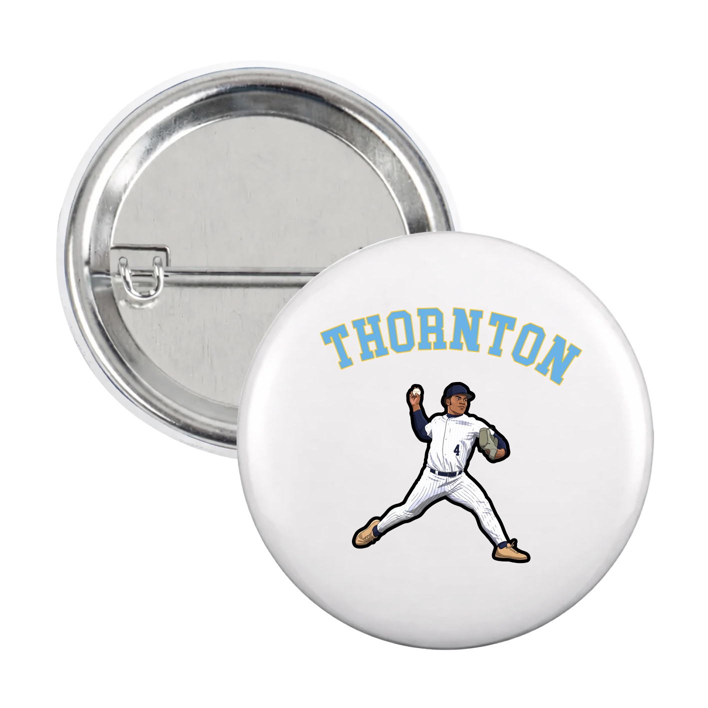 Game Day Button — Shirsey Arch in White