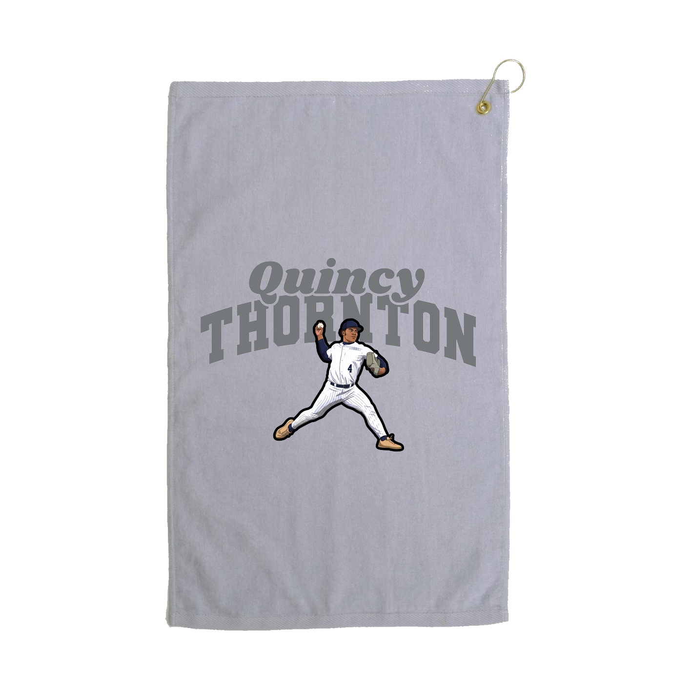 Golf Towel — Signature Arch in Grey