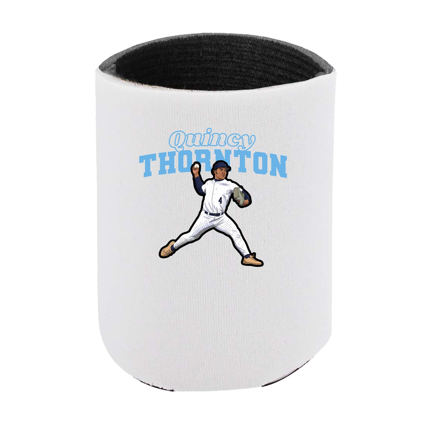 Can Holder — Name Arch in White