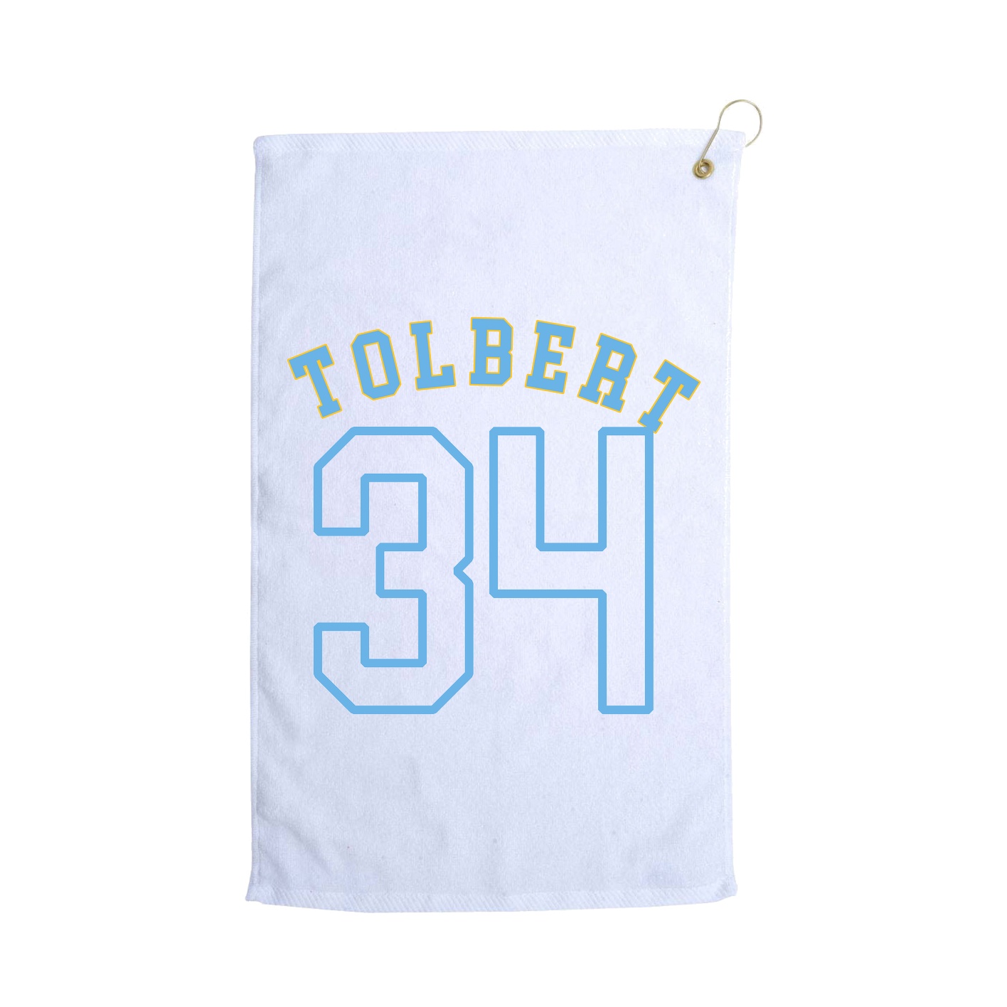 Golf Towel — Shirsey Arch in White