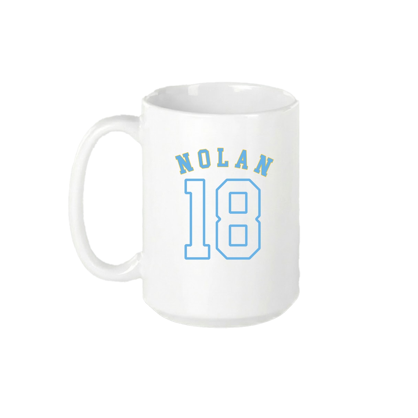 15oz Coffee Mug — Shirsey Arch in White