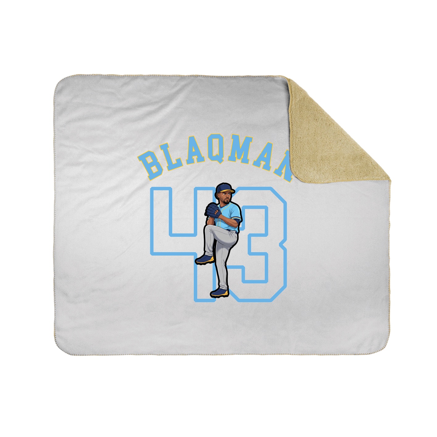 50x60 Sherpa Lined Throw Blanket