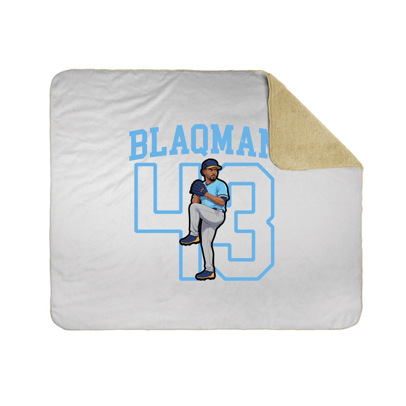 50x60 Sherpa Lined Throw Blanket