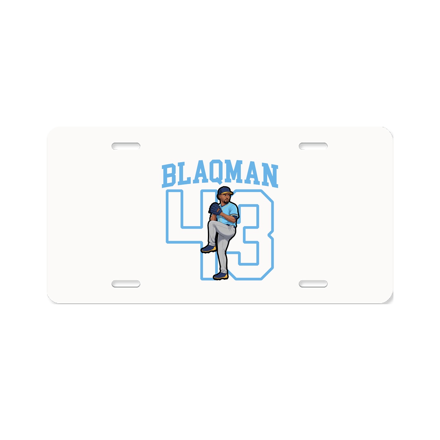 Aluminum License Plate