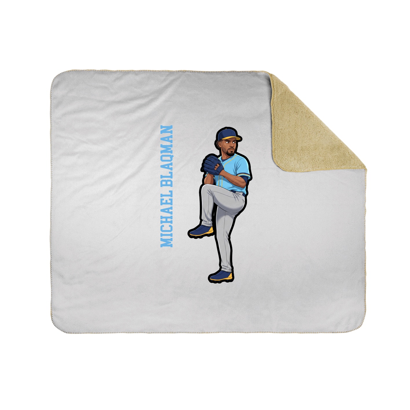 50x60 Sherpa Lined Throw Blanket