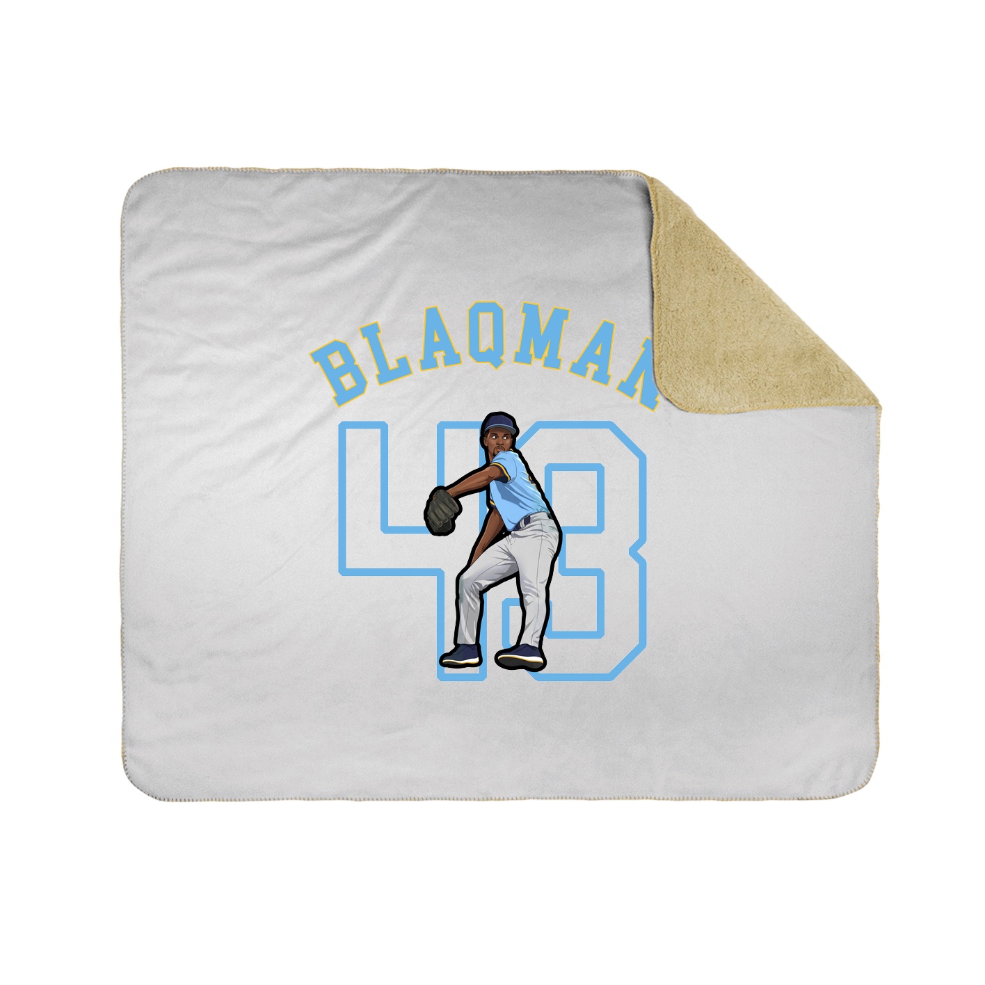 50x60 Sherpa Lined Throw Blanket