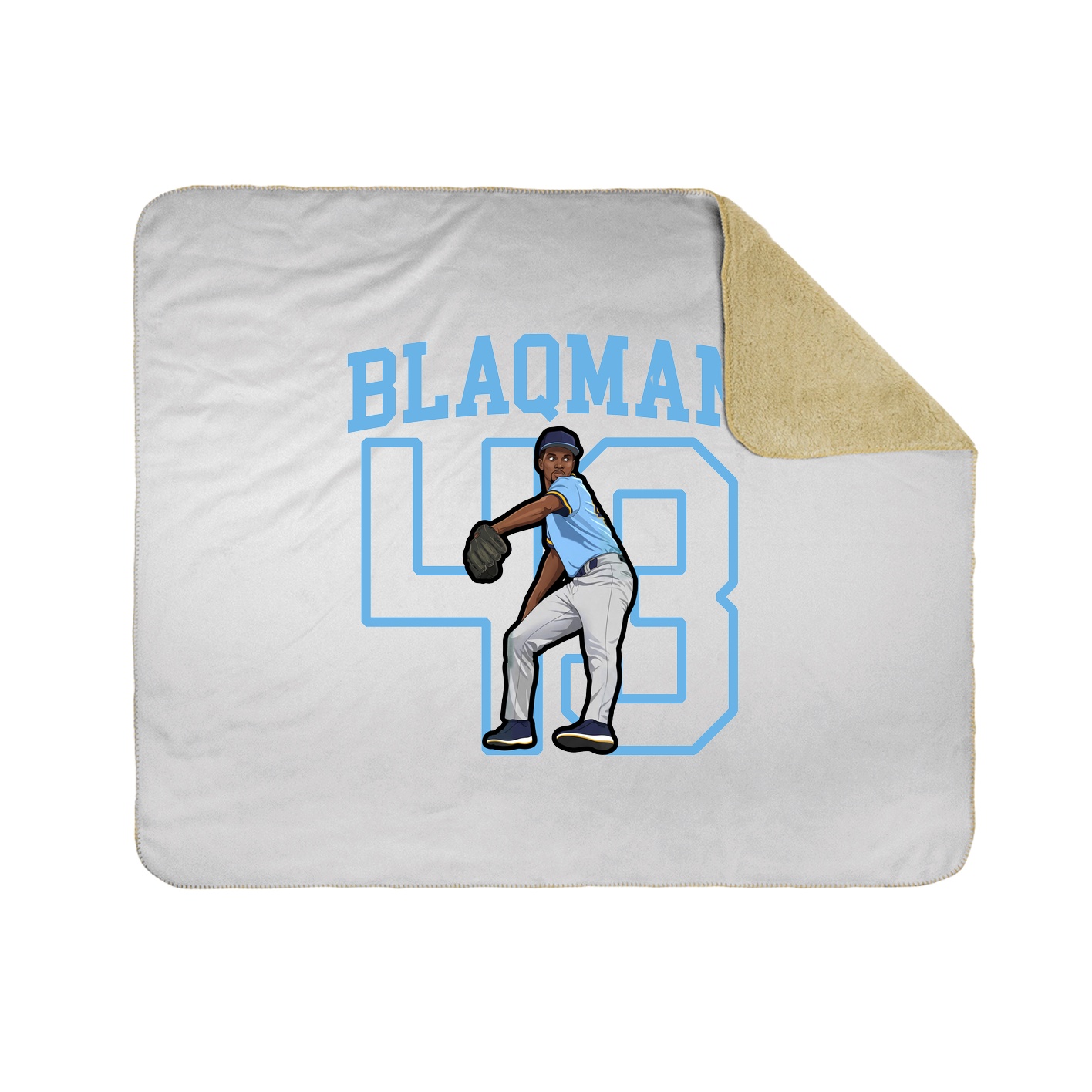 50x60 Sherpa Lined Throw Blanket