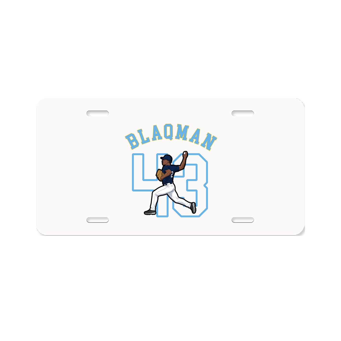 Aluminum License Plate