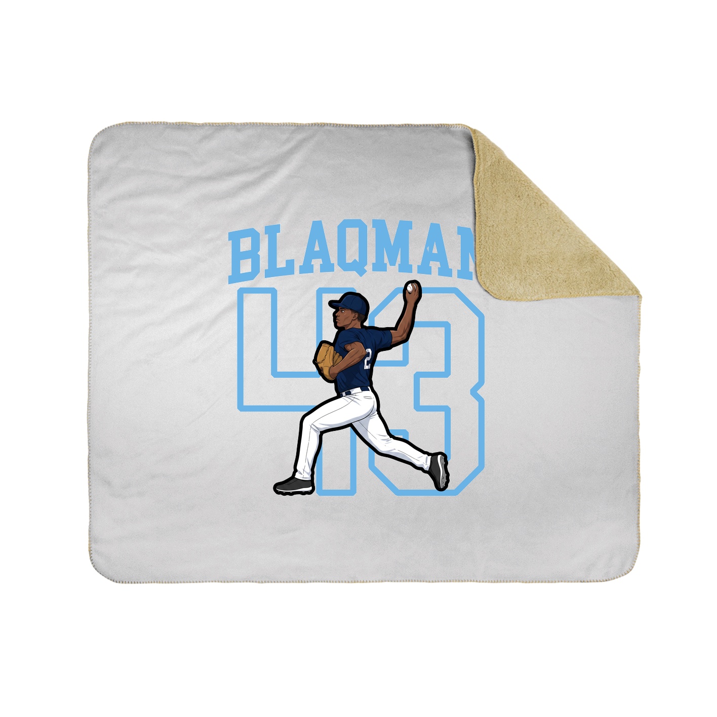 50x60 Sherpa Lined Throw Blanket