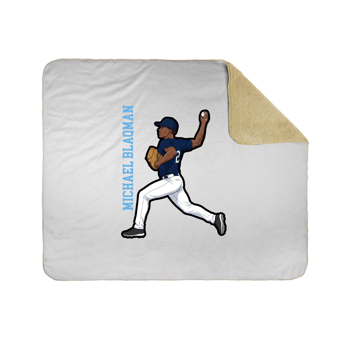 50x60 Sherpa Lined Throw Blanket