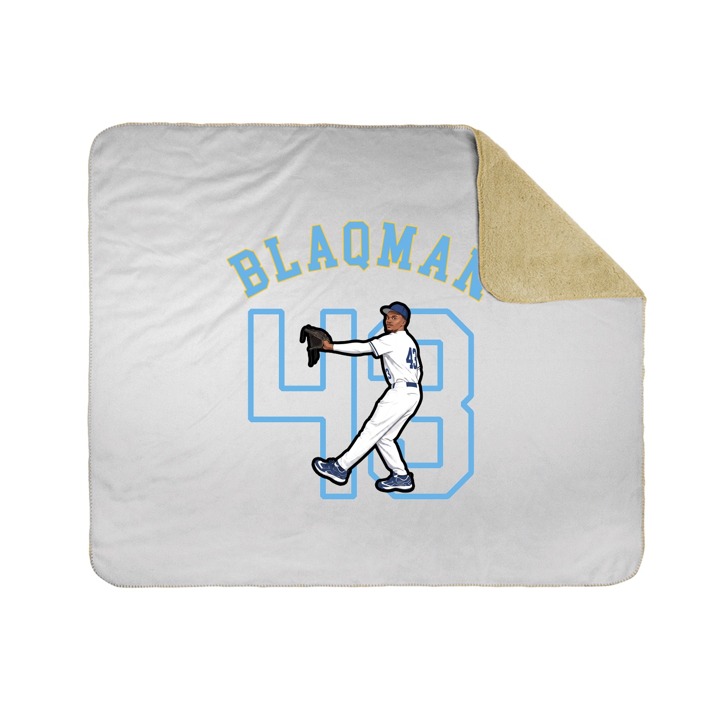 50x60 Sherpa Lined Throw Blanket